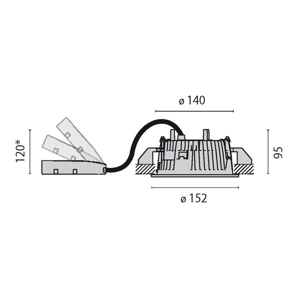 DLSB150 LED 12 C/EW 830 DALI image 7
