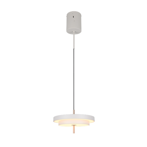 Keaton LED pendant 1-pc 40 cm warm grey image 1