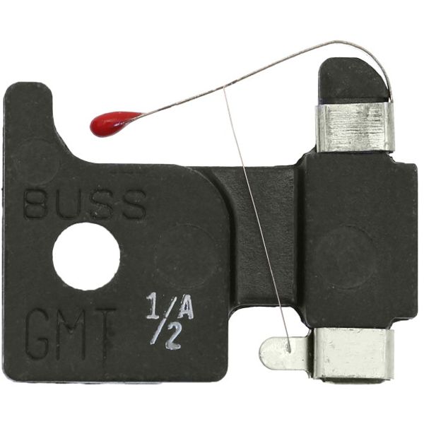 Fuse-link, Telecom, 0.5 A, DC 60 V, AC 125 V, 3 x 15 x 21 mm, UL, fast-acting, single indicator image 1