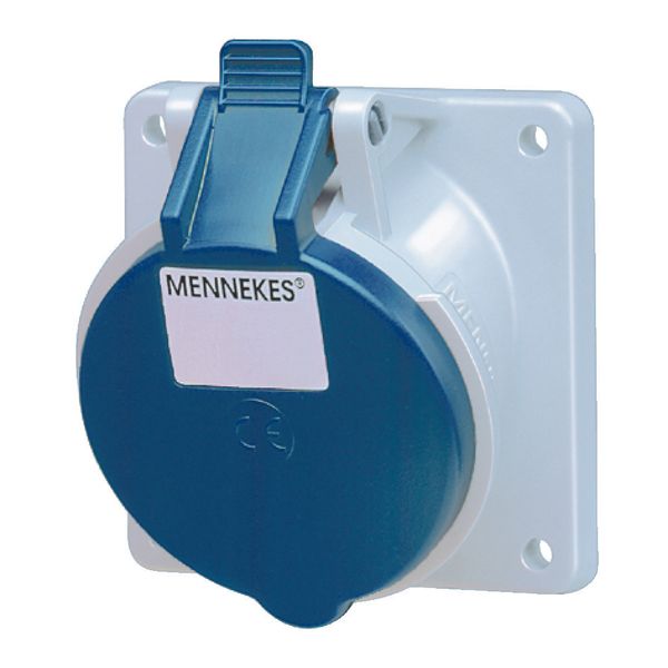 Mennekes Panel mounted recept., 16A3p6h230V, IP44 3008 image 1