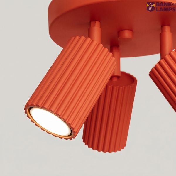 Ceiling lamp KARBON 3P red image 3