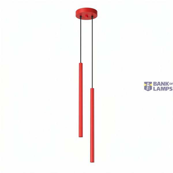 Pendant lamp PASTELO 2 red image 2