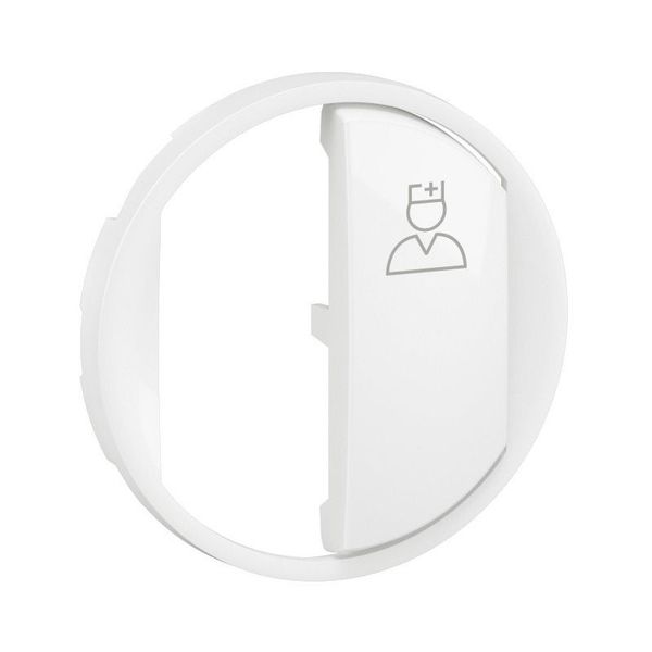 COVER FOR SANITARY CALL BUTTON CELIANE WHITE image 2