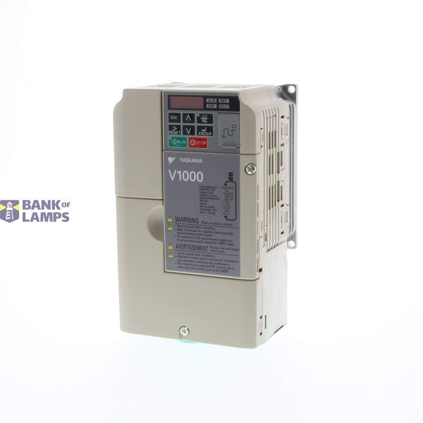 V1000 Inverter drive, 0.55/0.75KW(HD/ND), 1.8/2.1A(HD/ND), 400 VAC, th AA034869M image 1