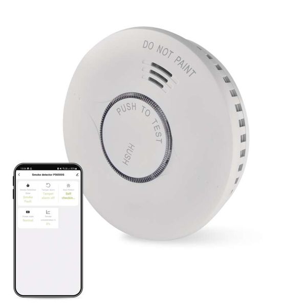 GoSmart Smoke Detector TS380C-HW with WiFi image 1
