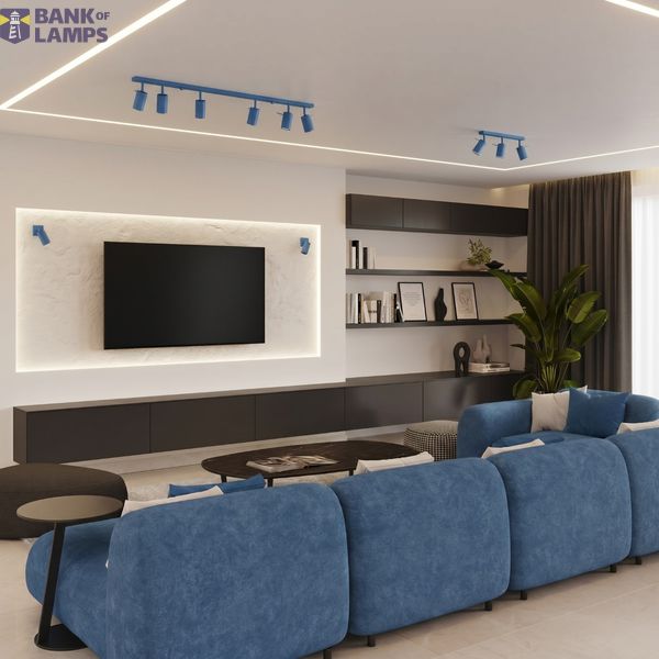 Wall lamp RING azure image 4