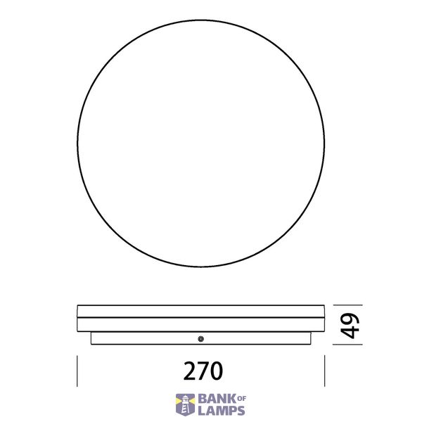 Elegance Round 3 Evolution 24W/18W 3K/4K Dim IP54 white image 3