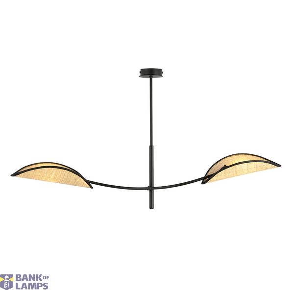 LOTUS 2 BLACK/RATTAN image 1
