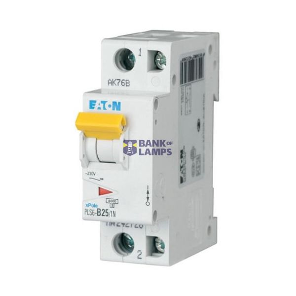 PLS6-B25/1N-MW Eaton Moeller series xPole - PLS6/M MCB image 1