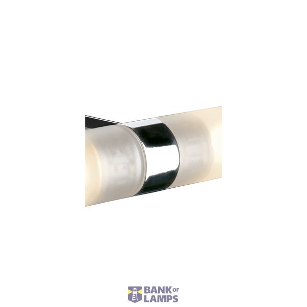 MIBO STRAIGHT mirror light, chrome, glass partially frosted, 2x G9, max. 2x 25W image 4