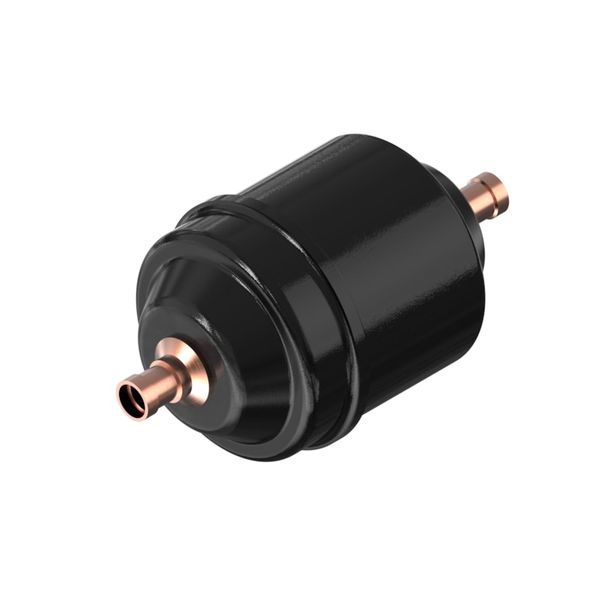 Hermetic filter drier, DCL, 05 cu.in., Steel Cu-plated image 1