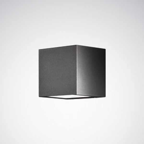 Wall and ceiling luminaire Skeo Q Lens Anthracite ETDD 15W 140lm asymmetric narrow (AE) IP65 IK08 3 SDCM image 1