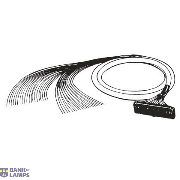 I/O connection cable, unshielded, MIL40 to open ends, 5 m XW2Z0527B image 1