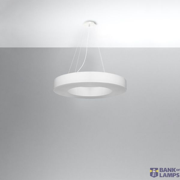 CHANDELIER SATURNO SLIM 70 WHITE E27 6X60W IP20 image 3