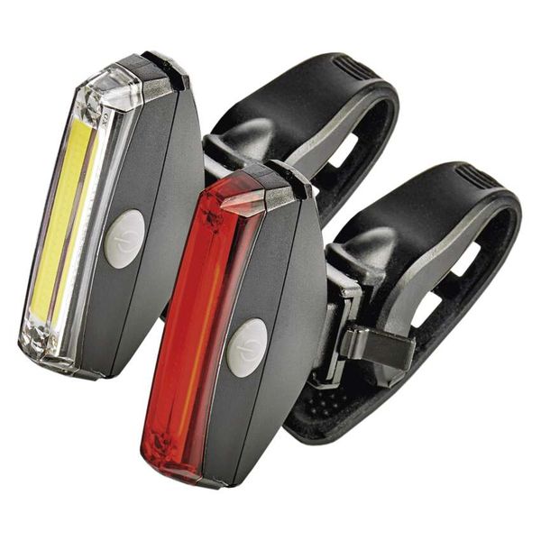 LED Bicycle Front Light + Back Light 22 lm, 2× CR2033 image 1