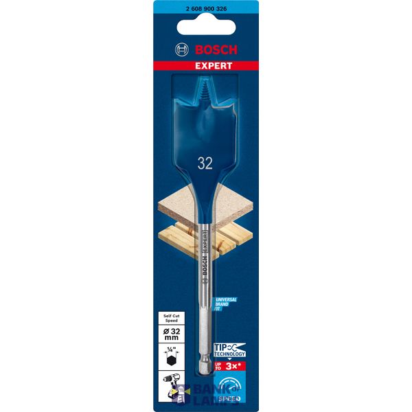 EXPERT Self Cut Speed Spade Drill Bit 32 x 152 mm image 2