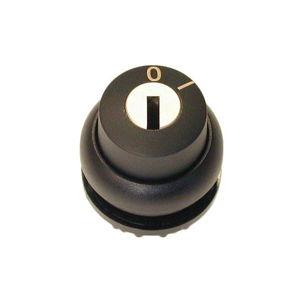 M22S-WRS-A1 Key-operated actuator, maintained, 2 positions, Key withdrawable: 0, Bezel: black image 5