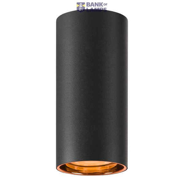 ASTO TUBE, ceiling-mounted light, cylindrical, GU10, 1x max. 10 W, black image 2