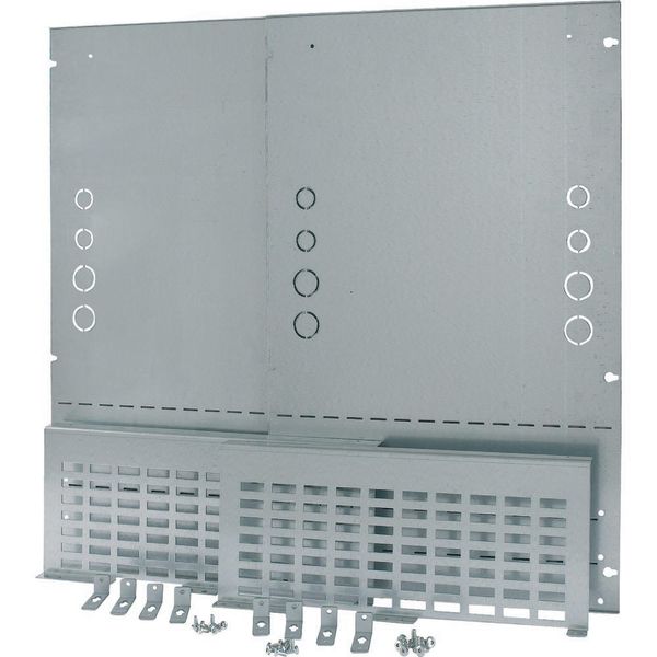 XTPPCAVC2-H700W500 2x Auxilliary compartment (cable area), HxW=700x500mm image 2