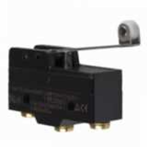 General purpose basic switch, hinge roller lever, SPDT, 15A, screw ter Z15G1302E image 2