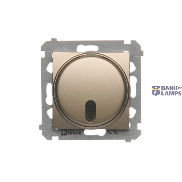 Remote controlled and push dimmer, Gold matt, metalic image 1