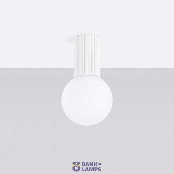 Ceiling lamp HALO white IP44 image 3