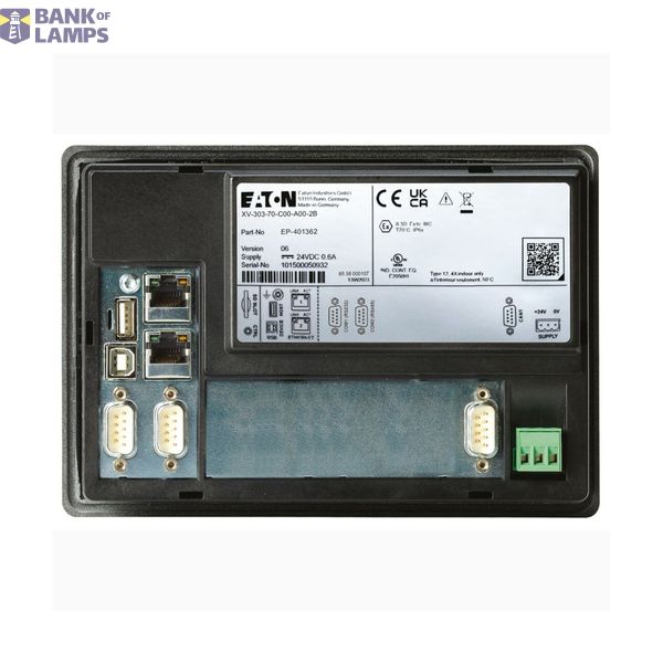 Touch panel XV-303, 24 V DC, 7 Inch, 2 x Ethernet, 1 x RS-232, 1 x RS- image 6