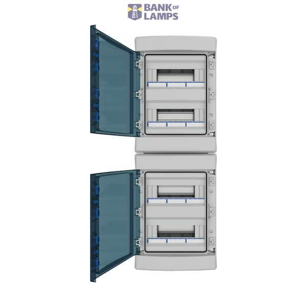Surface Mounted Board, IP65, IK08, 4-rows 48 modules without screw ter image 7