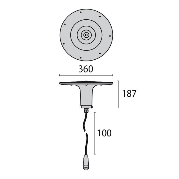 SPILLO MINI 6L DIM1/10V 11W 4K ANTR. image 10
