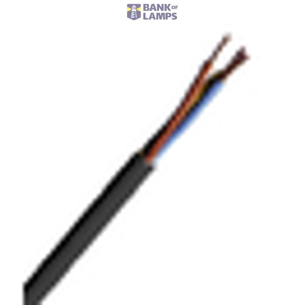 PVC Sheathed Wires H05VV-F 5 G 0,75mmý black 50m ring image 1