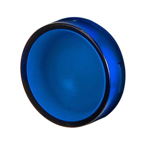 Lens for push-button, blue image 1