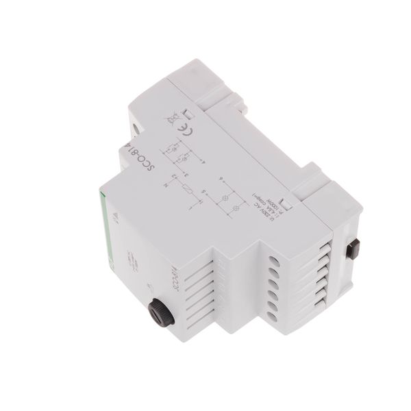 SCO-814 lighting dimmer, DIN rail mounting, 230V AC 1000W power supply image 3
