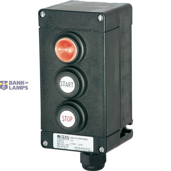 Ex-e control station Type 411 83, 2 x Pushbutton + 1 x Signal lamp, for zone 1 / 21 image 7