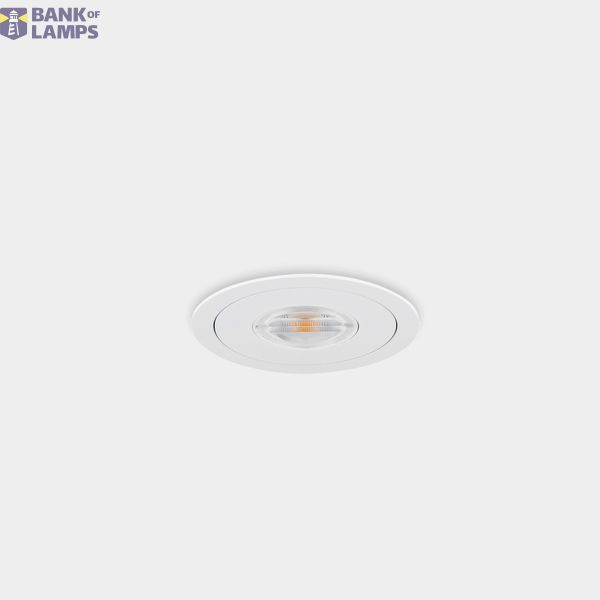 Downlight Sia Lens Batwing Trim 12W LED warm-white 3000K CRI 90 61.7º DALI-2 Black/Black IP54 1244lm image 1