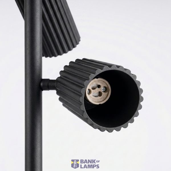 Floor lamp KARBON 3 black image 4