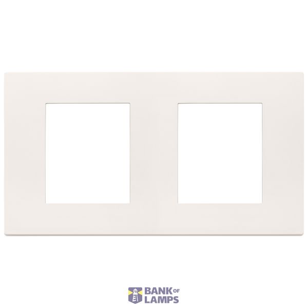 Cover Plate LINEA 8 Module Technopolymer White image 1