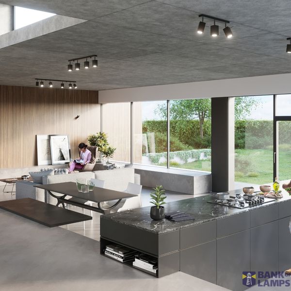 CEILING LAMP MERIDA 3 BLACK GU10 3X40W IP20 image 8