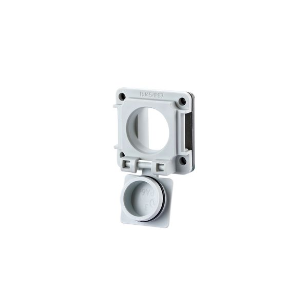 E-DAT Industry IP67 V6 for keystone with mounting kit image 1