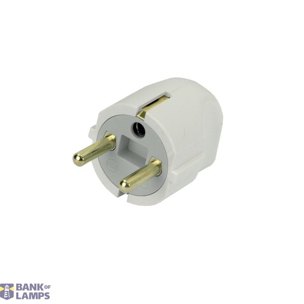 FWKB Universal white angled plug image 1