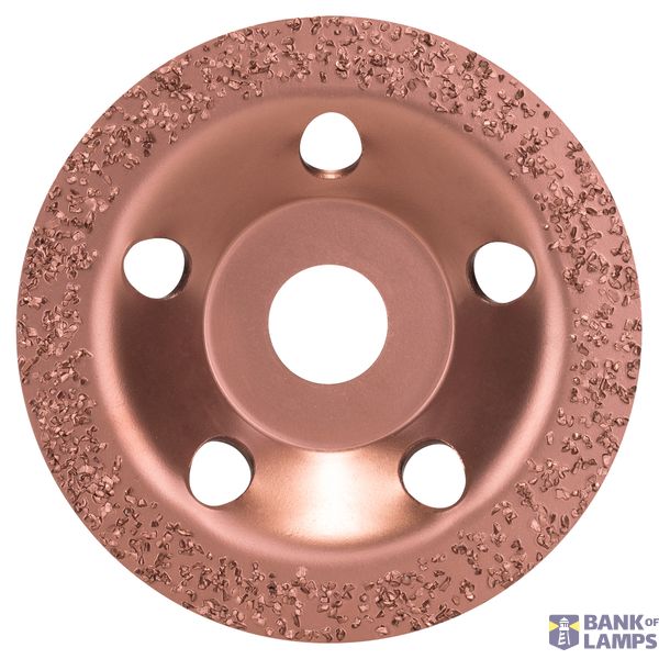 Tungsten carbide grinding head 115 x 22.23 mm; medium, flat image 1