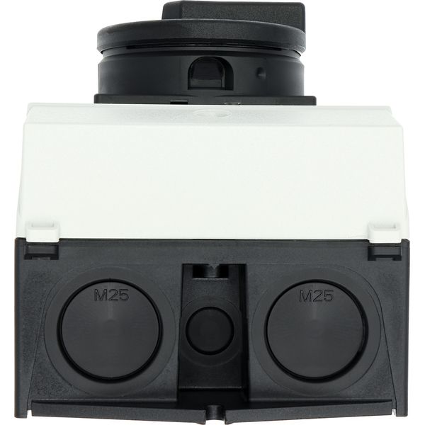 T3-4-15682/I2/SVB-SW Main switch, T3, 32 A, surface mounting, 4 contact unit(s), 6 pole, 1 N/O, 1 N/C, STOP function, With black rotary handle and locking ring, Lockable i image 45