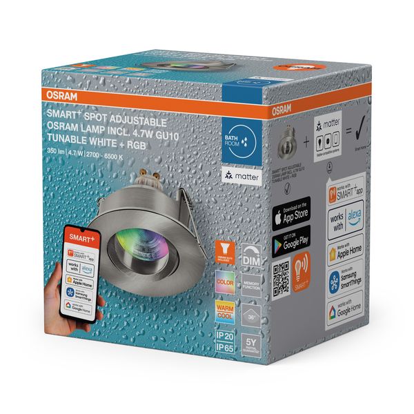 SMART MAT SPADJ 4.7W RGBWGU10IP65SNOSRAM image 2