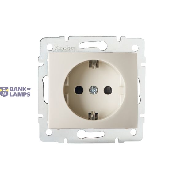 DOMO 01-1220-103 kr Schuko single power socket image 1