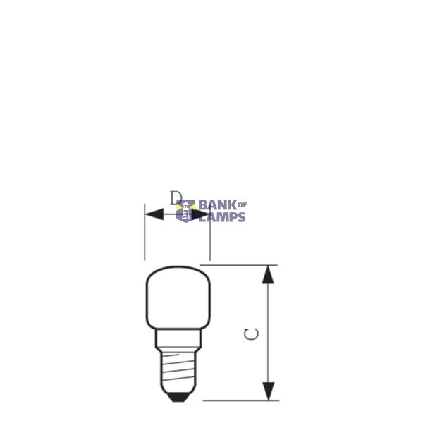 App 15W E14 230-240V T22 CL OV 1CT image 3