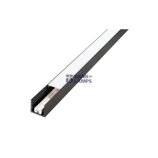 STRIPLINE 230V OUTDOOR PROFIILI PINTA 1,8m MUSTA IN/OUT image 1