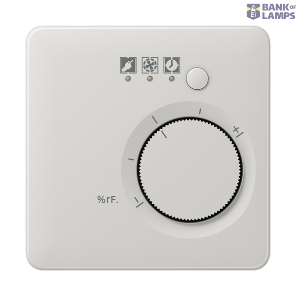 Central plate for hygrostat, thermoplastic, CD series, light grey image 1