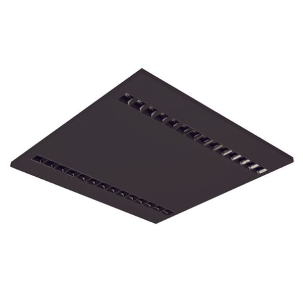 MODUS ES4000, recessed,  black body,  square A, modul 600, 2x black optic, lenses 50, driver 700mA image 1