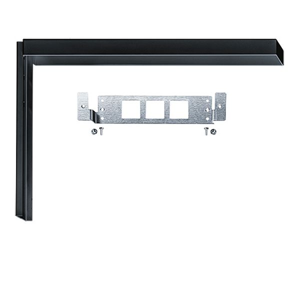 CROSSIGN 160 P MS90° bracket BK - Surface-mount bracket image 1