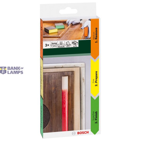 Foam abrasives  3pcs pack, flat + ed image 1