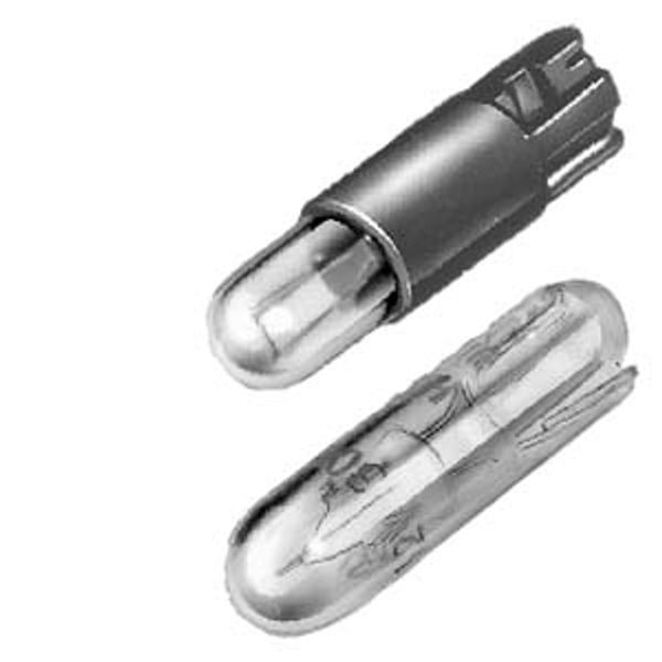 Incandescent lamp, clear, rated voltage 12 V AC/DC, 1.0 W image 1